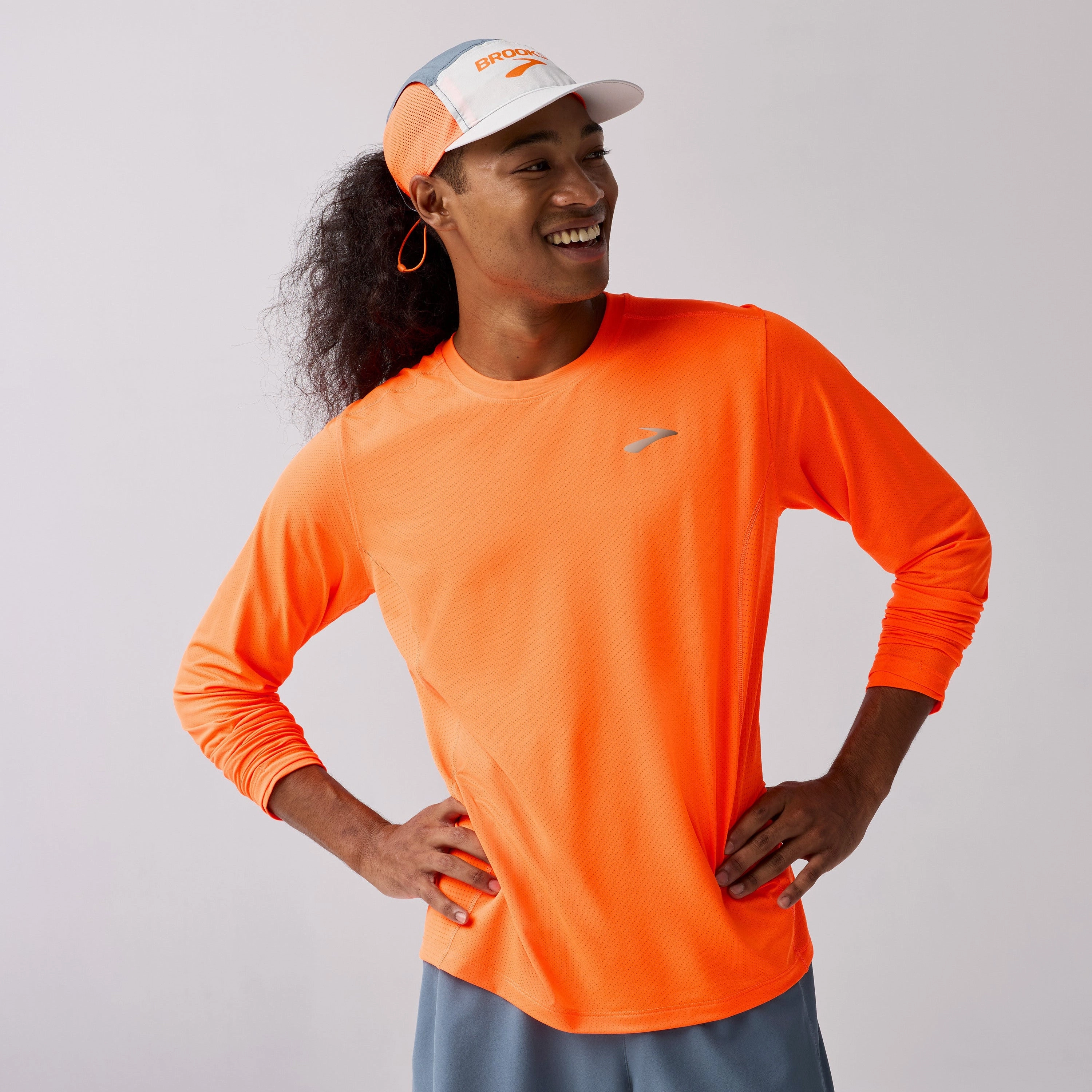 Sports Wear Morning routine Brooks Men's Atmosphere Long Sleeve 3.0