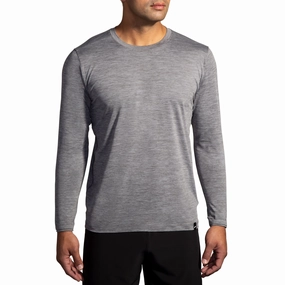 Brooks Men's Luxe Long Sleeve Checked Casual