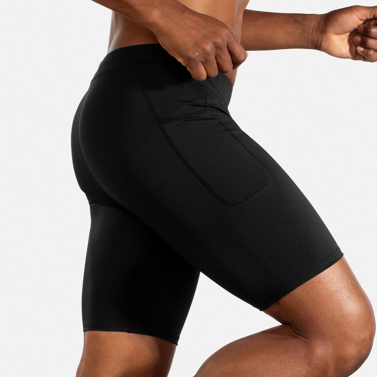Flexible Waistline Brooks Men's Source 9" Short Tight