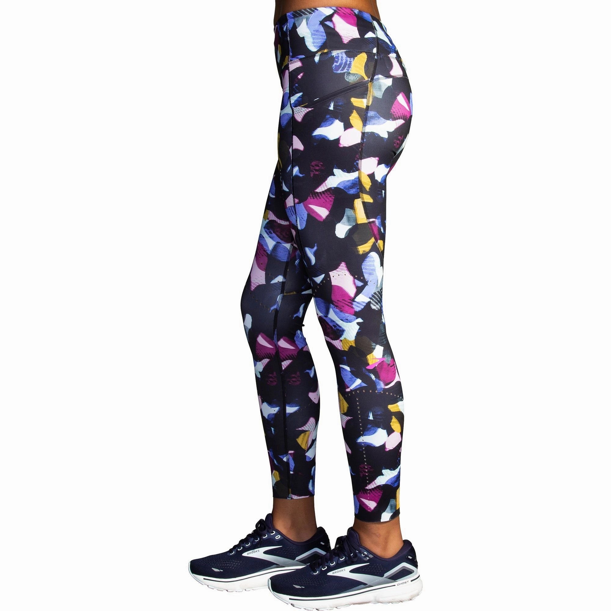 Brooks Method Womens 7/8 Running Tights - Black Leg accessory Yoga-attire-quality-characteristic
