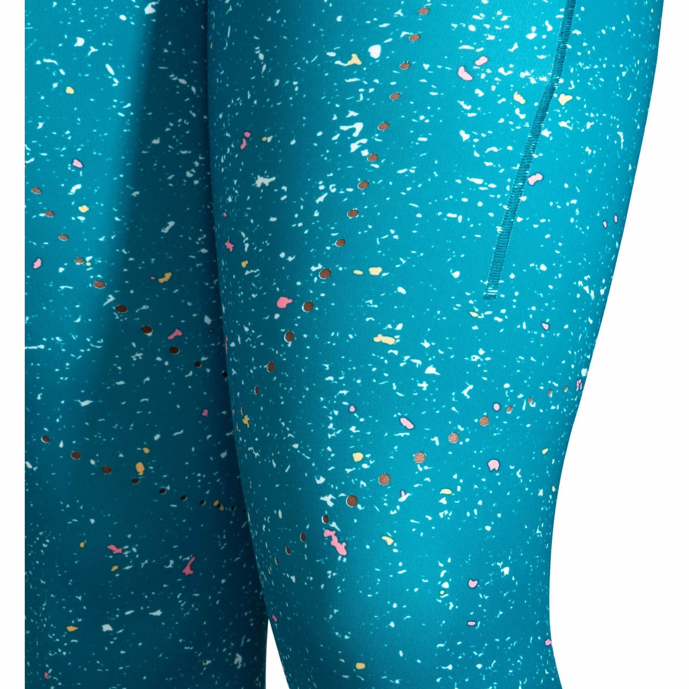 Brooks Method Womens 7/8 Running Tights - Blue No-pockets-design Classic-design-characteristic