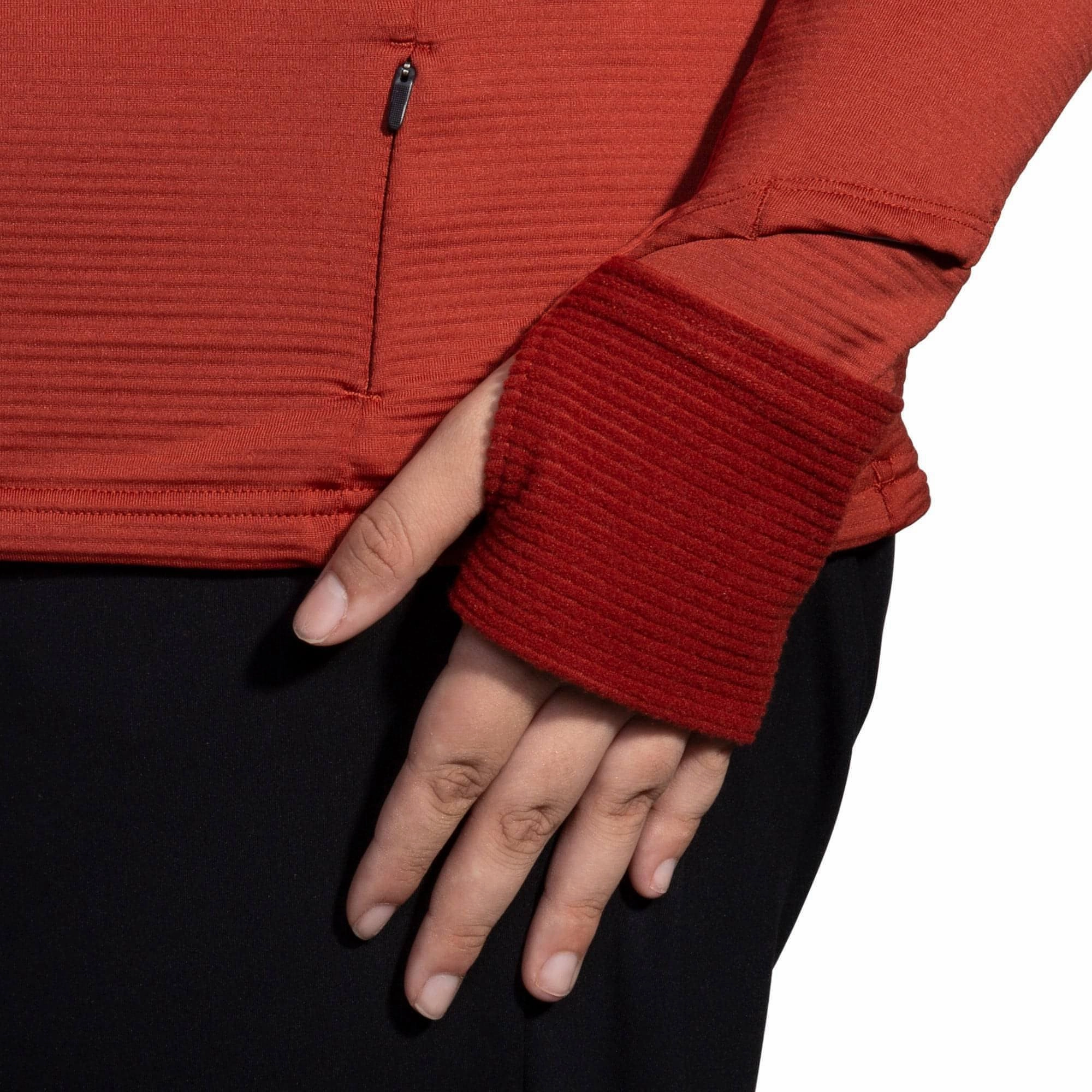 Brooks Notch Thermal 2.0 Womens Running Hoody - Red Sport Comfort