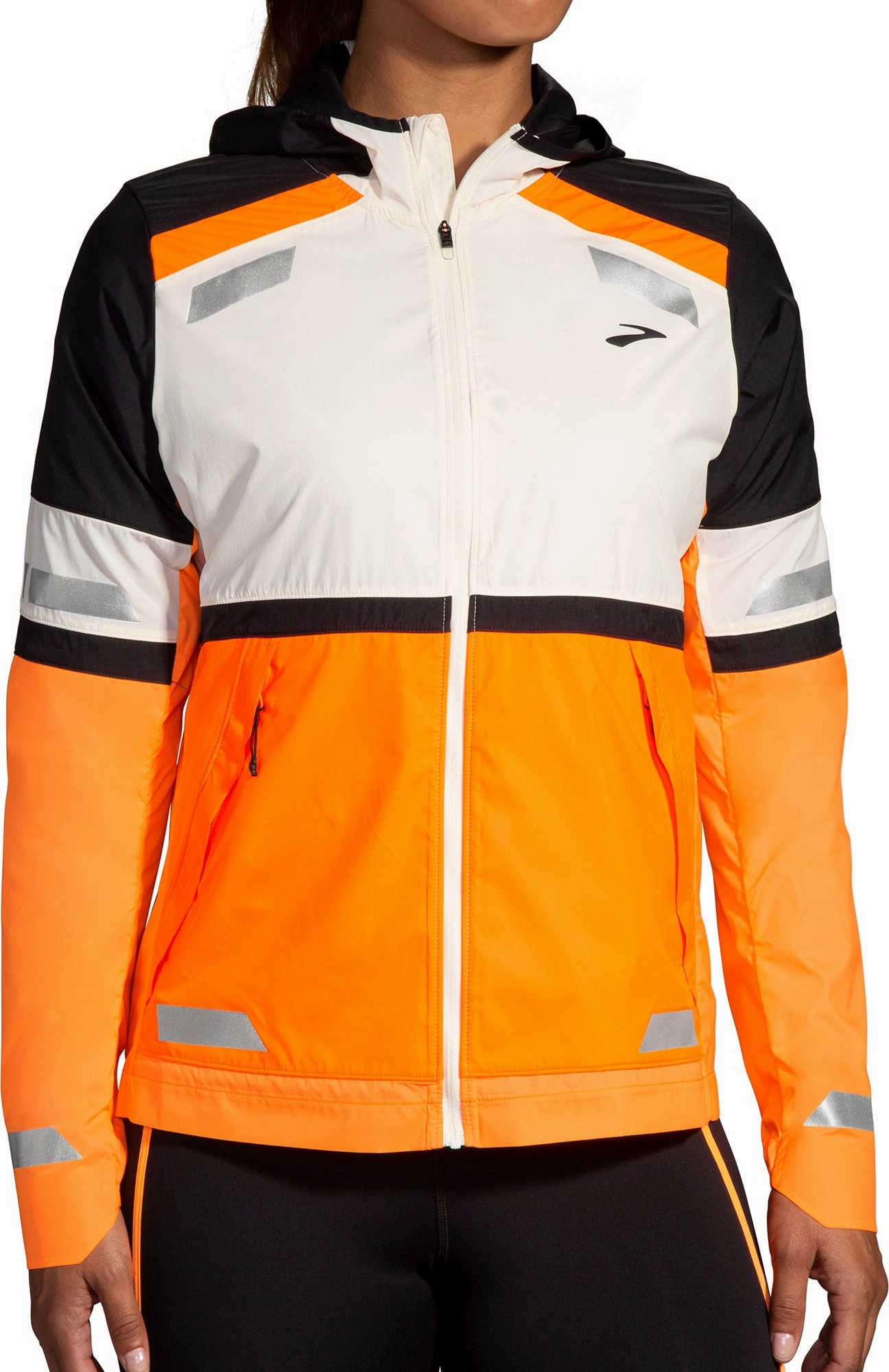Brooks Run Visible 2.0 Womens Running Jacket - Grey wellness center wind-resistant