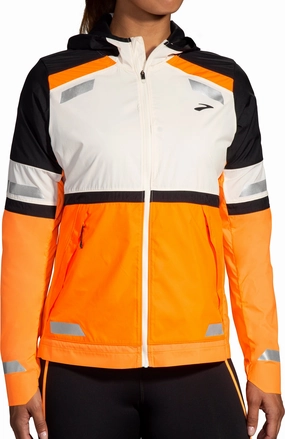 Brooks Run Visible 2.0 Womens Running Jacket - Grey Prom Work Comfort
