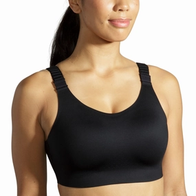 Brooks Scoopback 2.0 Sports Bra Breathable Comfort Yellow sports outfit