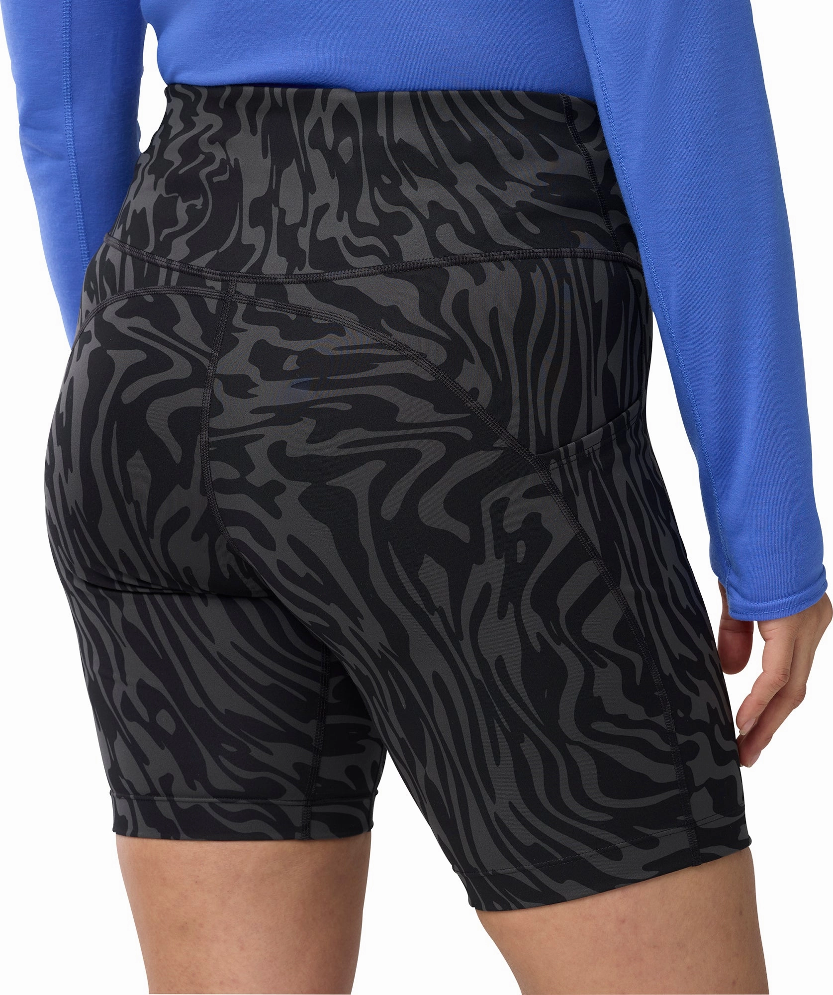Brooks Spark 8 Inch Womens Short Running Tights - Black Temperature Regulating Fibers