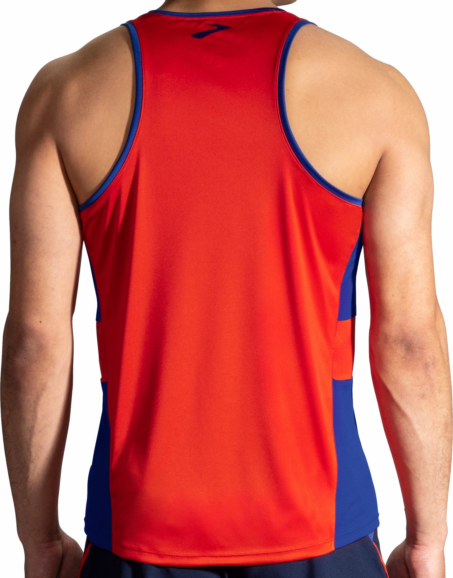 Brooks Stealth Mens Running Vest - Red Quick Drying