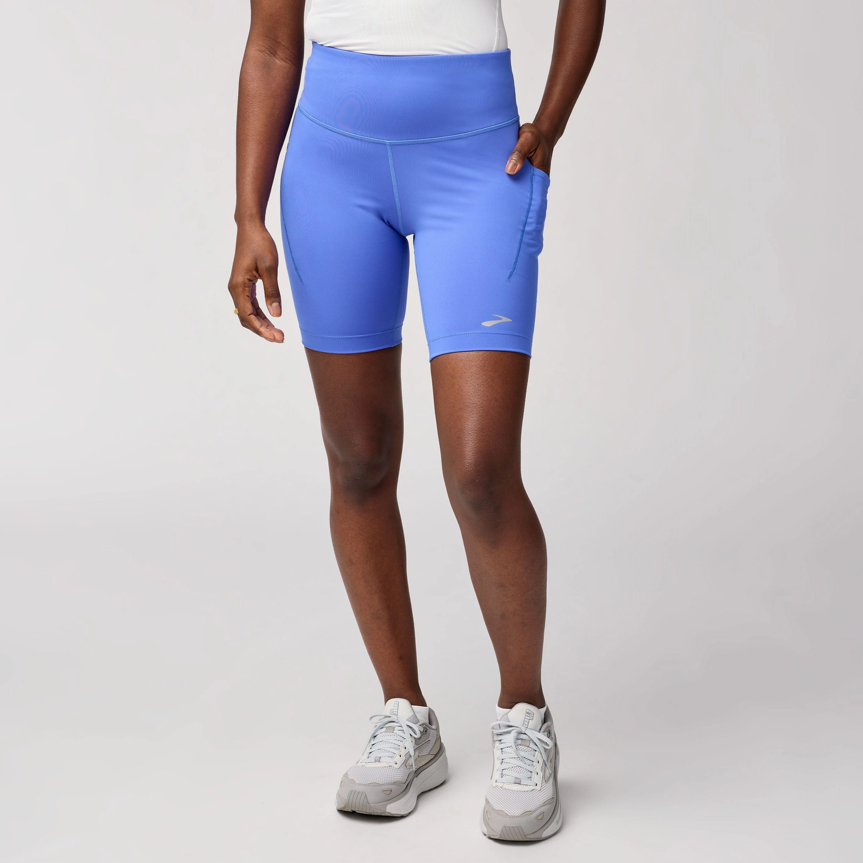 Brooks Women's Spark 8" Short Tight Unique Pattern