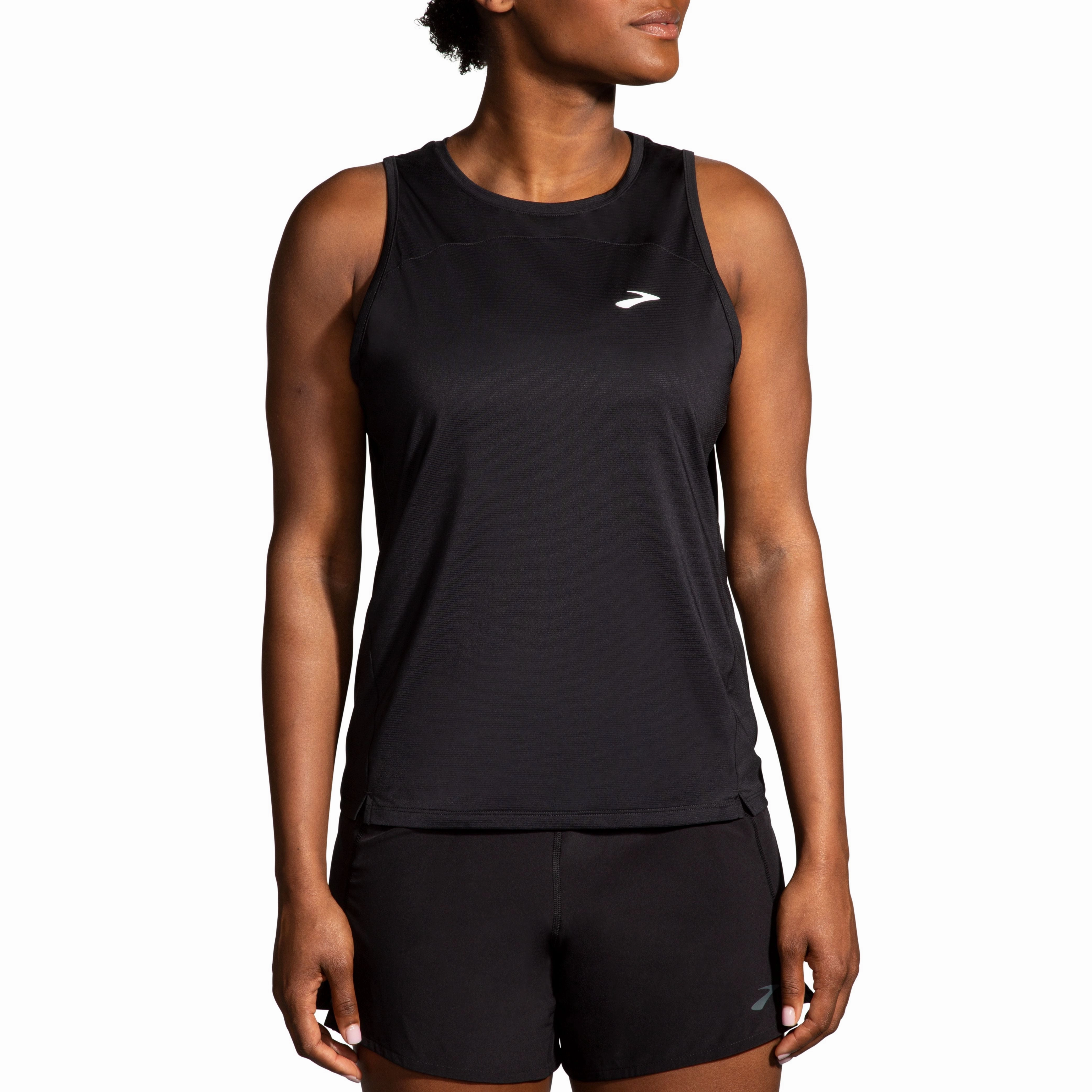 Layered Hem Abrasion resistant Brooks Women's Sprint Free Tank 2.0