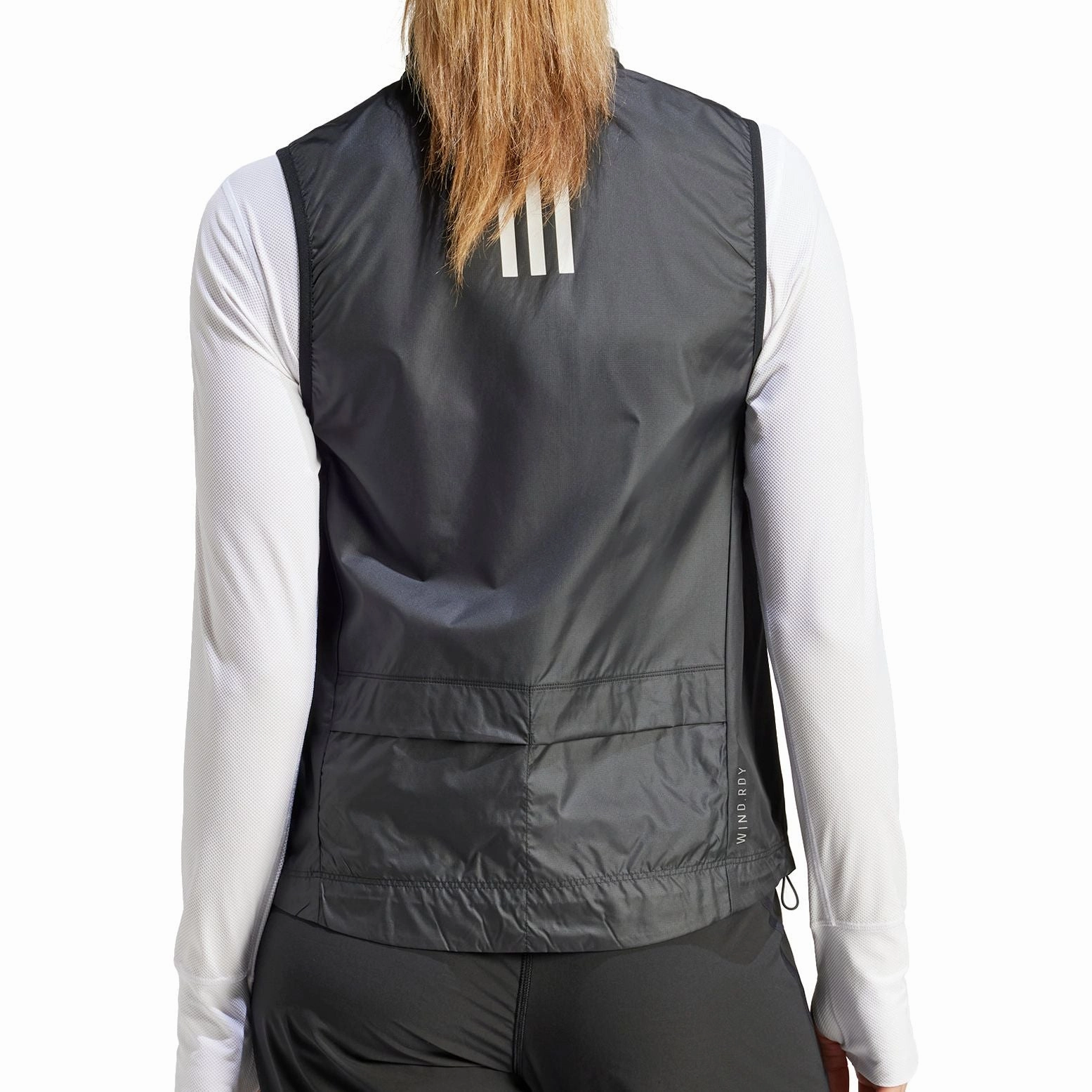 adidas Own The Run Womens Running Gilet - Black Designer