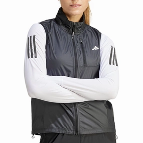 Compression Friendly Fit adidas Own The Run Womens Running Gilet - Black