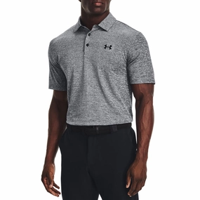 Under Armour Playoff 3.0 Polo Golf Shirt - Black/White Weekend Brunch