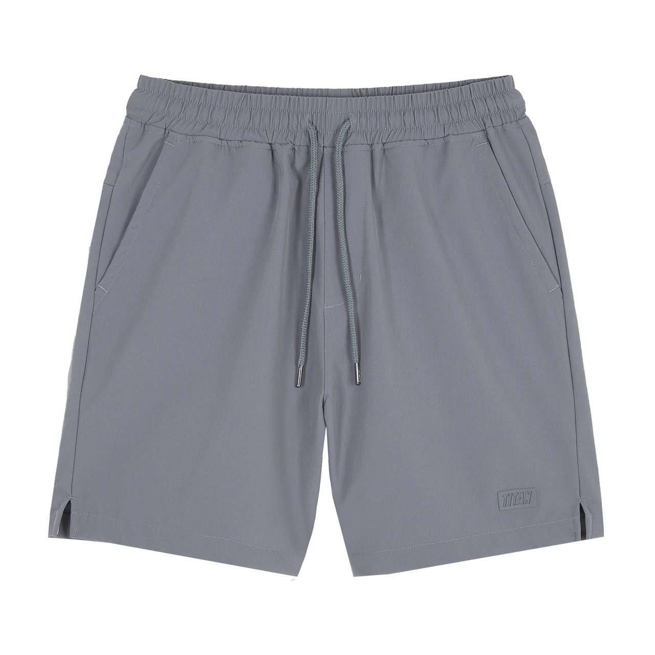 Pockets Design Titan Essential Running Shorts - Light Gray