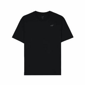Classic Style Breathable Titan Staples Fist Logo Performance Tee - Black