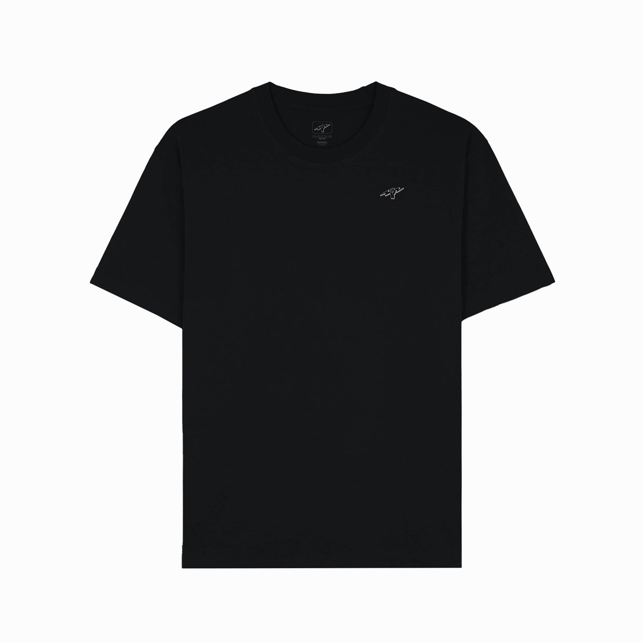 Classic Style Breathable Titan Staples Fist Logo Performance Tee - Black