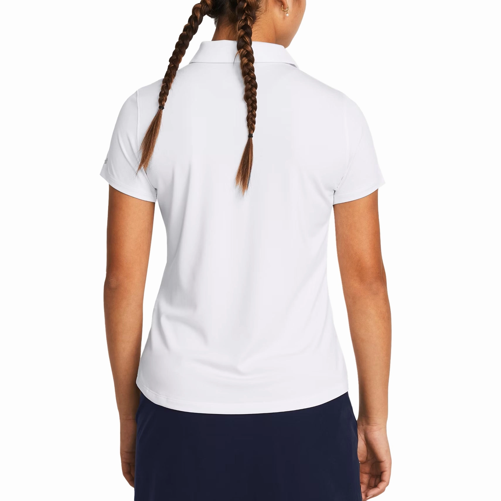 Streetwear Edge AntiFade Technology Under Armour Women's Playoff Golf Polo Shirt - White