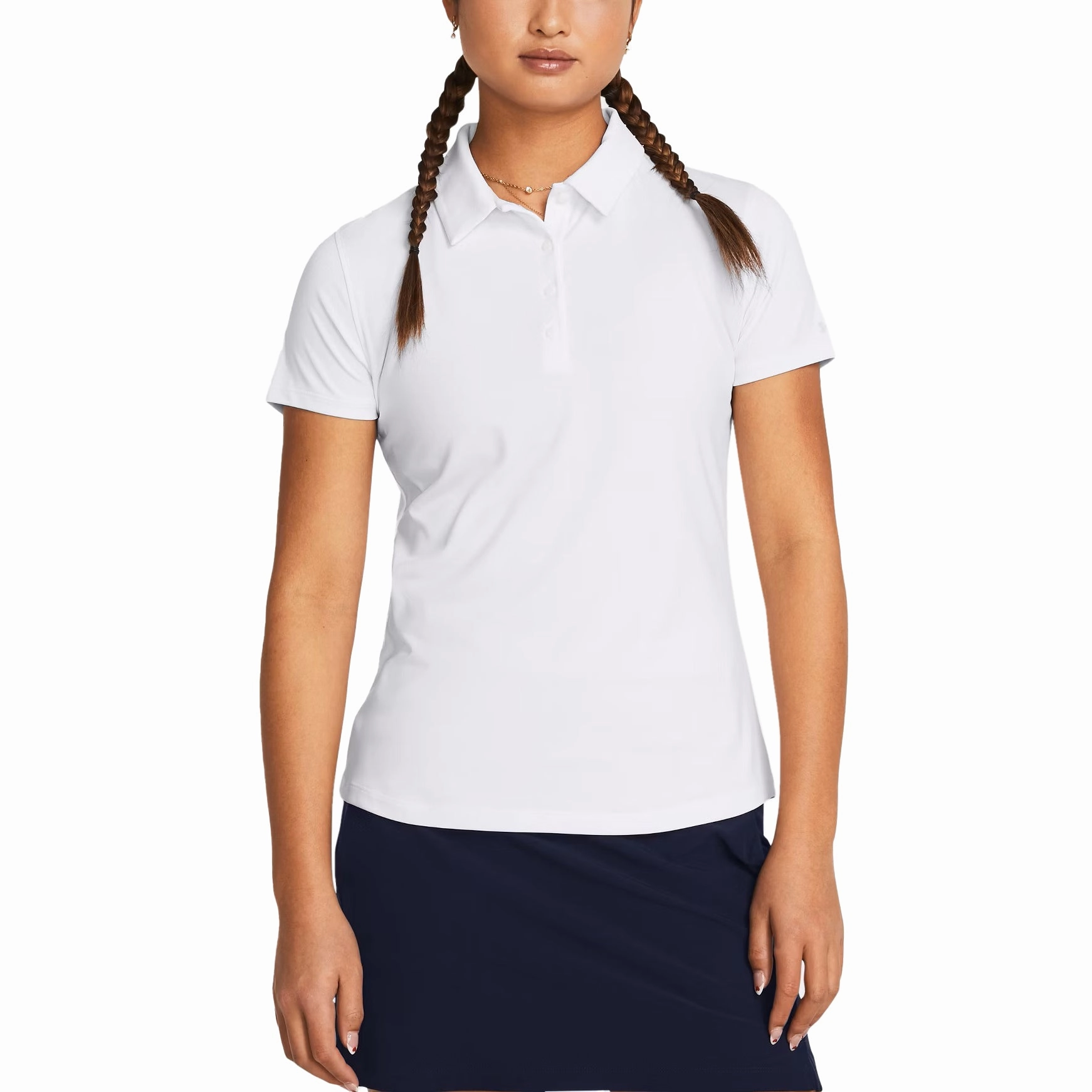 golf club Under Armour Women's Playoff Golf Polo Shirt - White