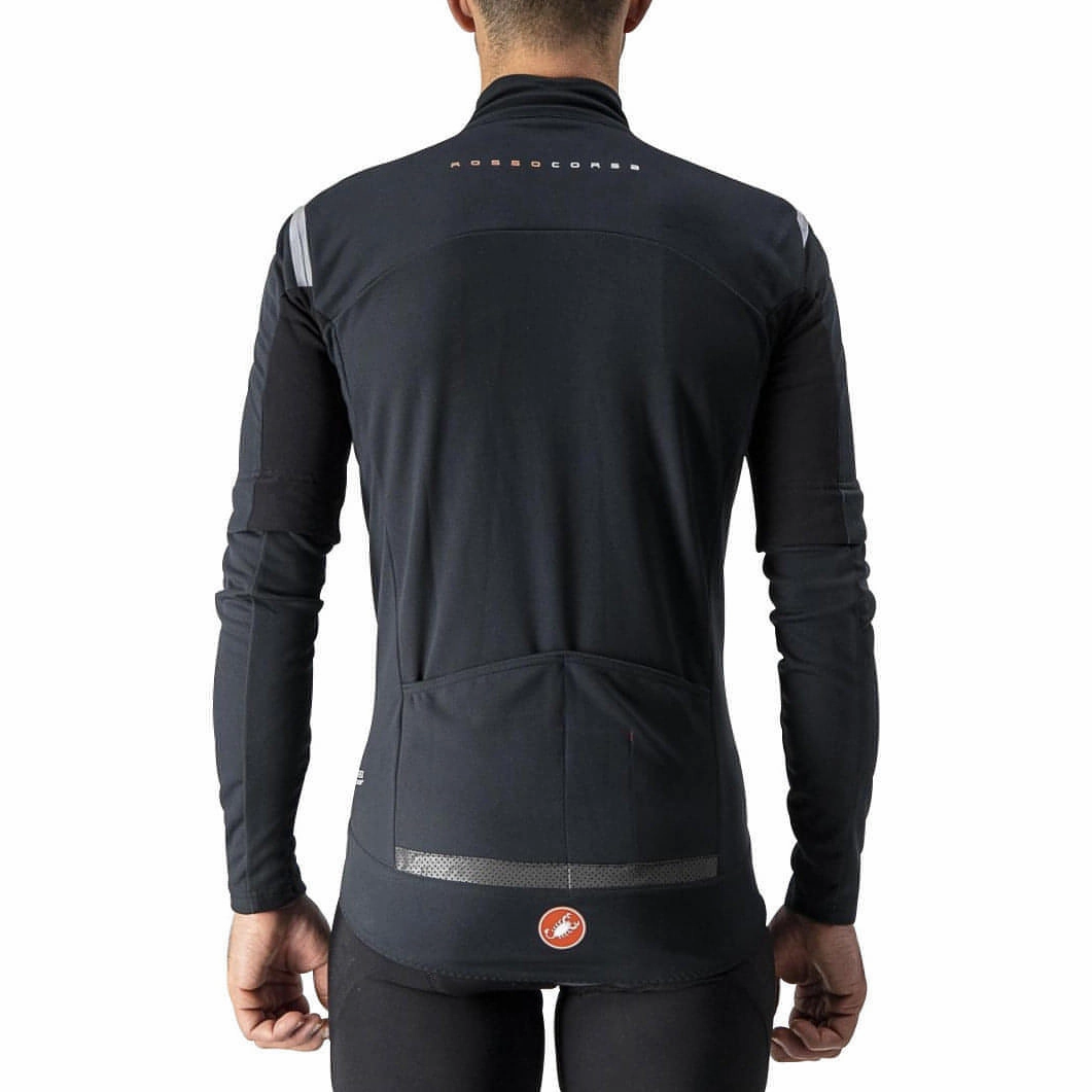 Daily Fit Frost Shield Castelli Perfetto Ros Convertible Mens Cycling Jacket - Black