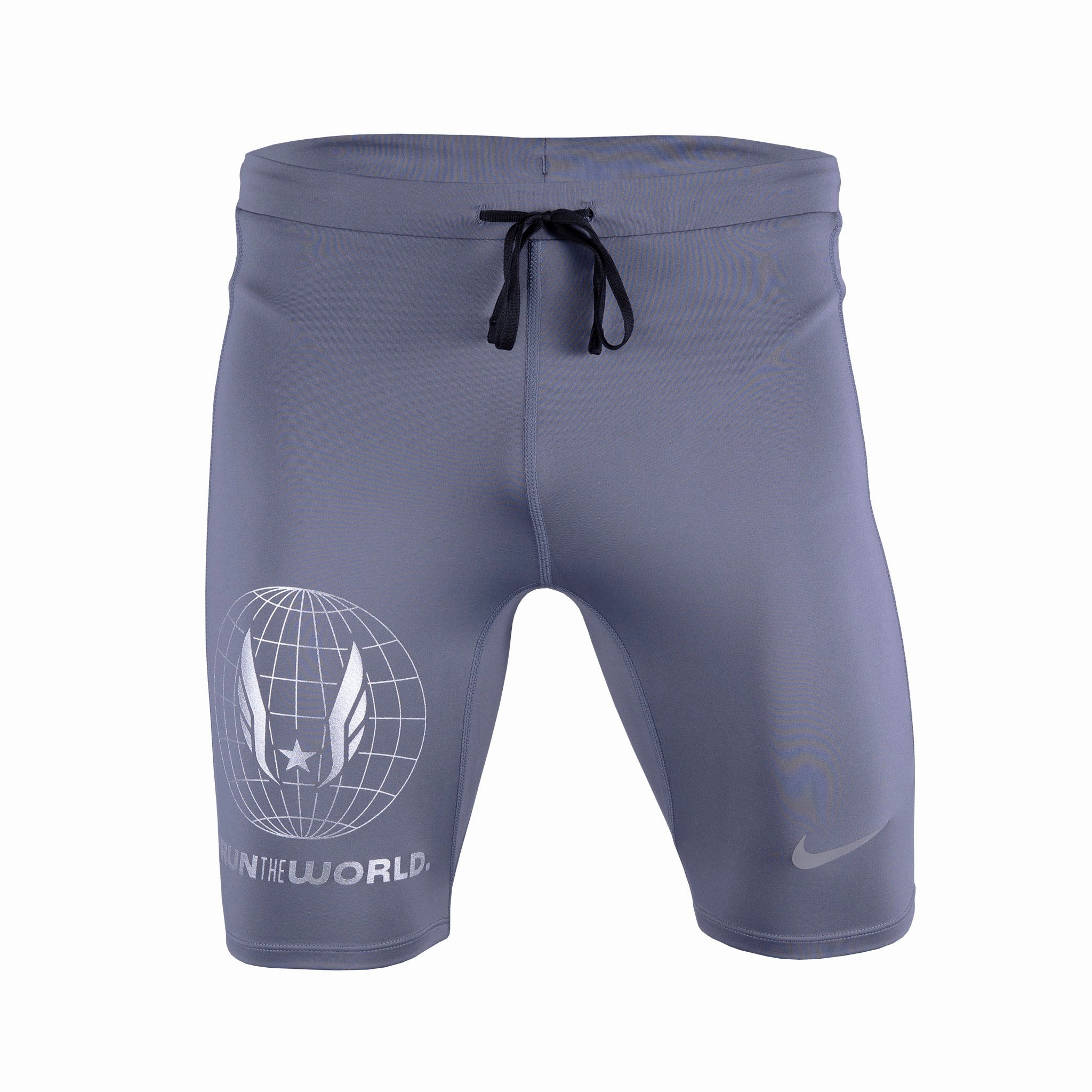 Embroidered Animal-print-style-attribute Nike USATF Men's Dri-FIT Brief-Lined 1/2 Tights
