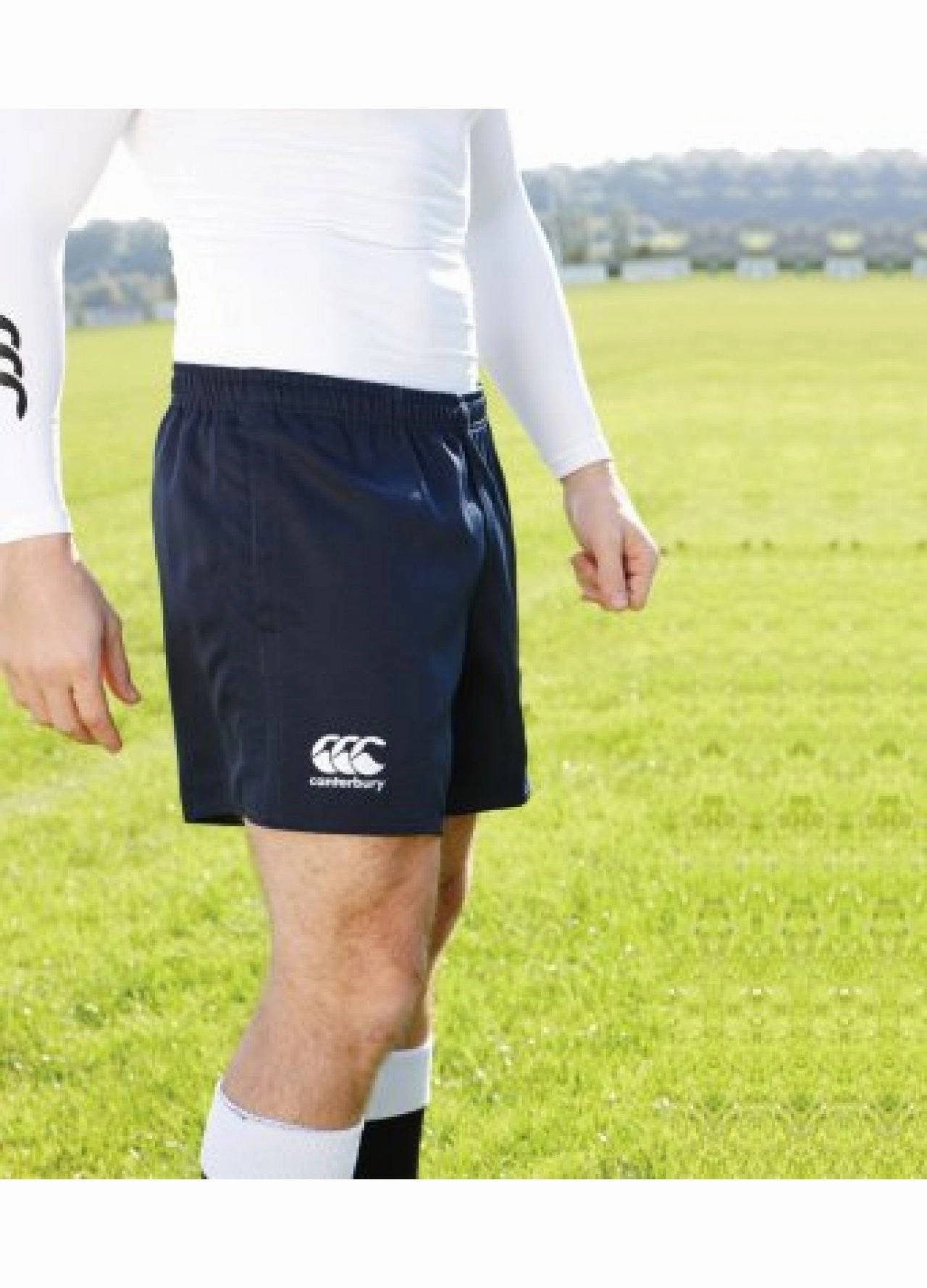 Canterbury Professional Shorts | BLACK Brave Mode LayeredNeckline
