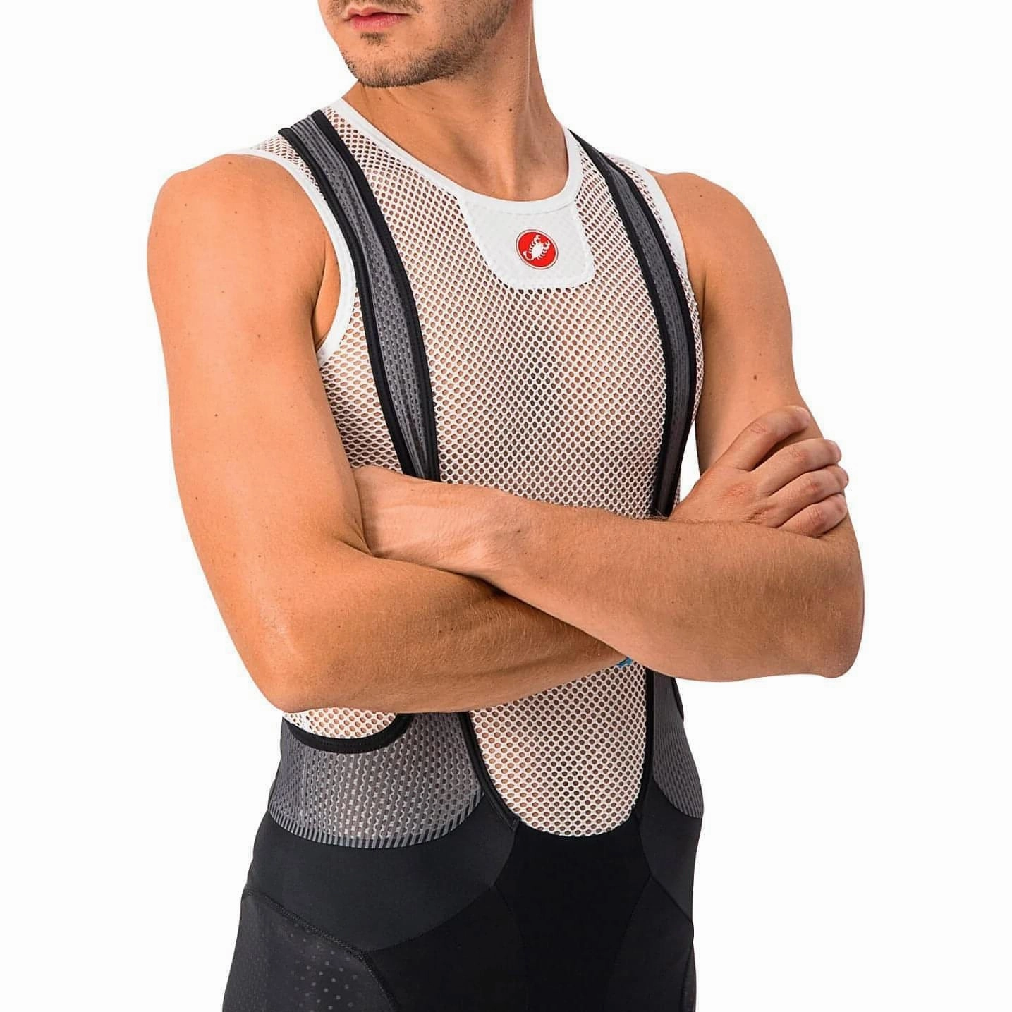 Eyewear Castelli Core Mesh 3 Sleeveless Mens Cycling Base Layer - White