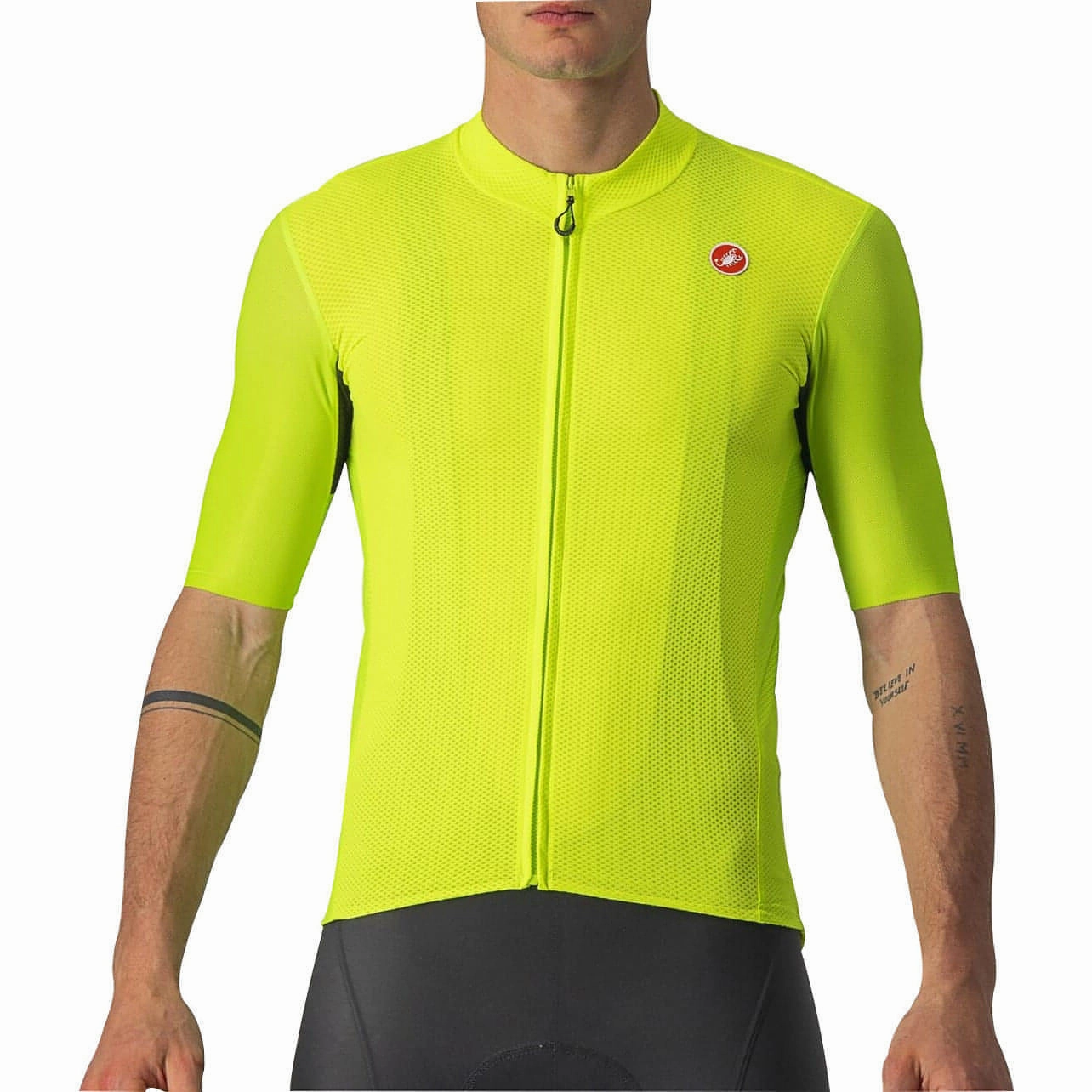 Affordable Castelli Endurance Elite Short Sleeve Mens Cycling Jersey - Yellow