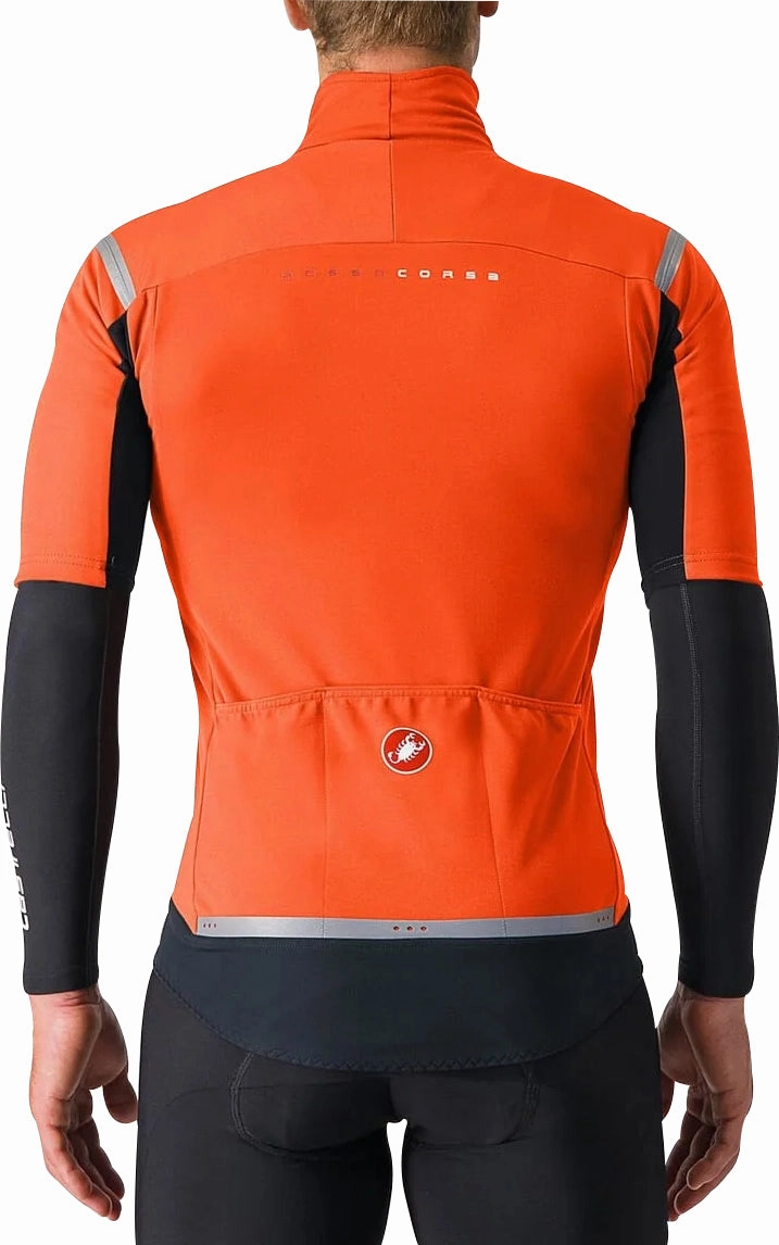 Minimalist Seamless Cut Castelli Gabba RoS 2 Short Sleeve Mens Cycling Jersey - Orange