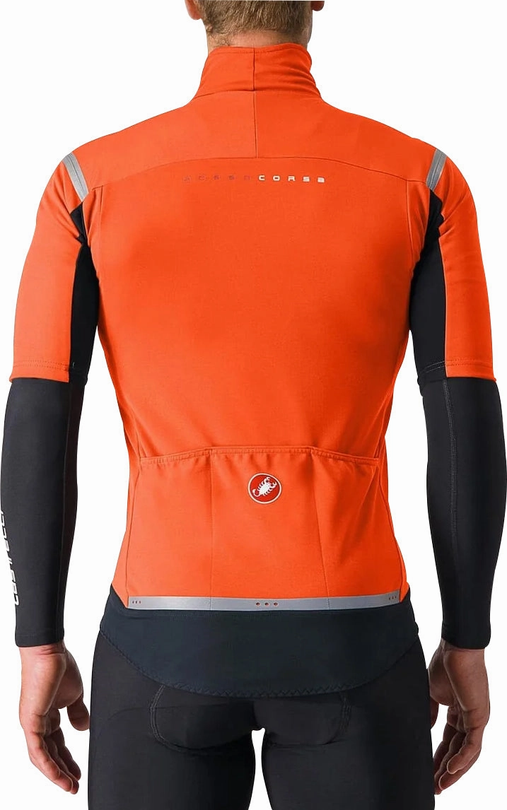 ChafeResistantEdging Castelli Gabba RoS 2 Short Sleeve Mens Cycling Jersey - Orange