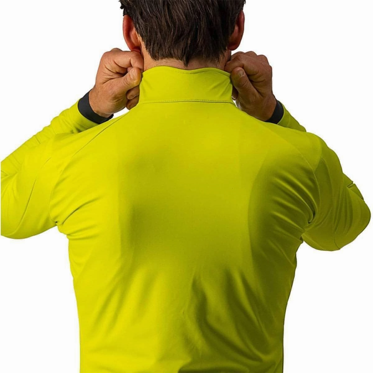 Illustrate Fantasize Castelli GO Mens Cycling Jacket - Yellow