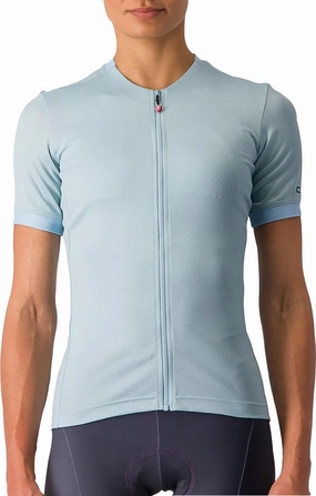 Castelli Libera Short Sleeve Womens Cycling Jersey - Blue floral