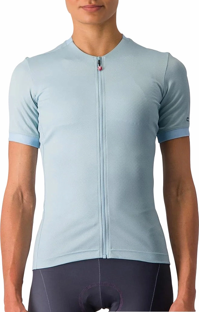 Castelli Libera Short Sleeve Womens Cycling Jersey - Blue floral
