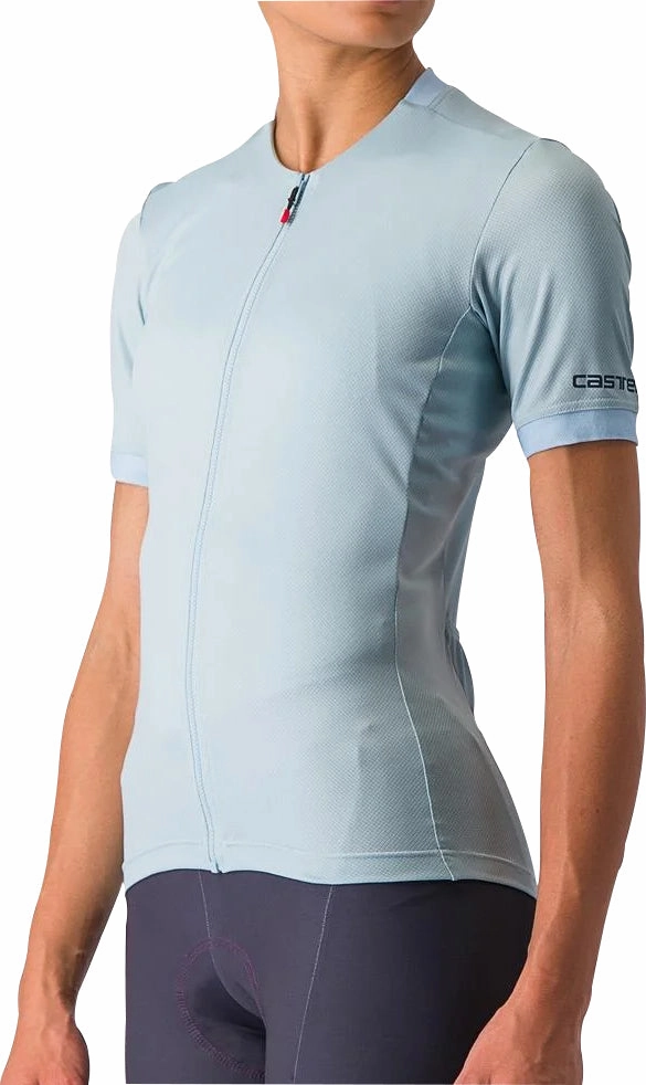 Castelli Libera Short Sleeve Womens Cycling Jersey - Blue aluminum
