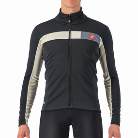 Castelli Mortirolo 6S Mens Cycling Jacket - Black StretchMaterial Status
