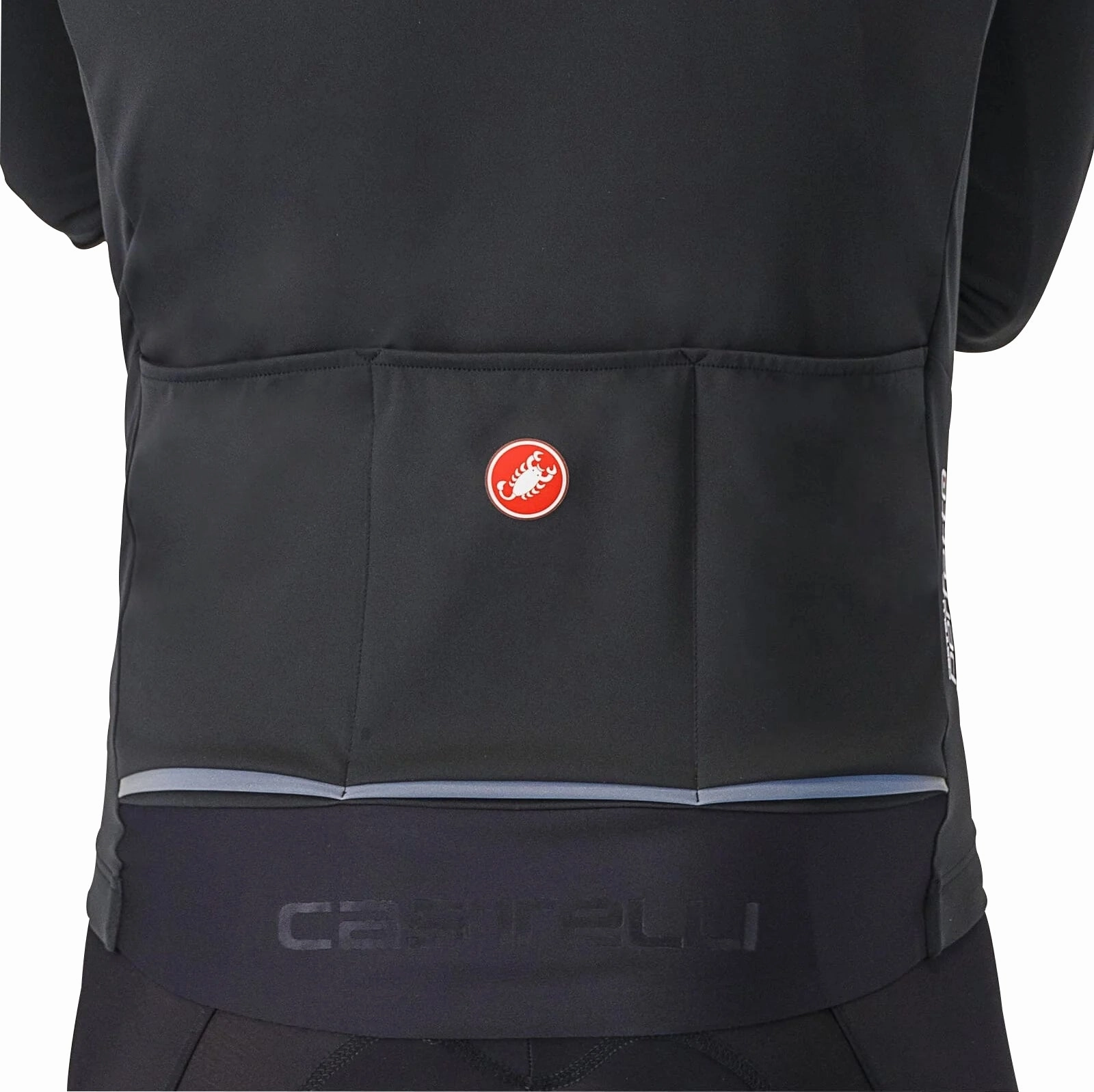 Castelli Perfetto Air Mens Cycling Jacket - Black space-saving