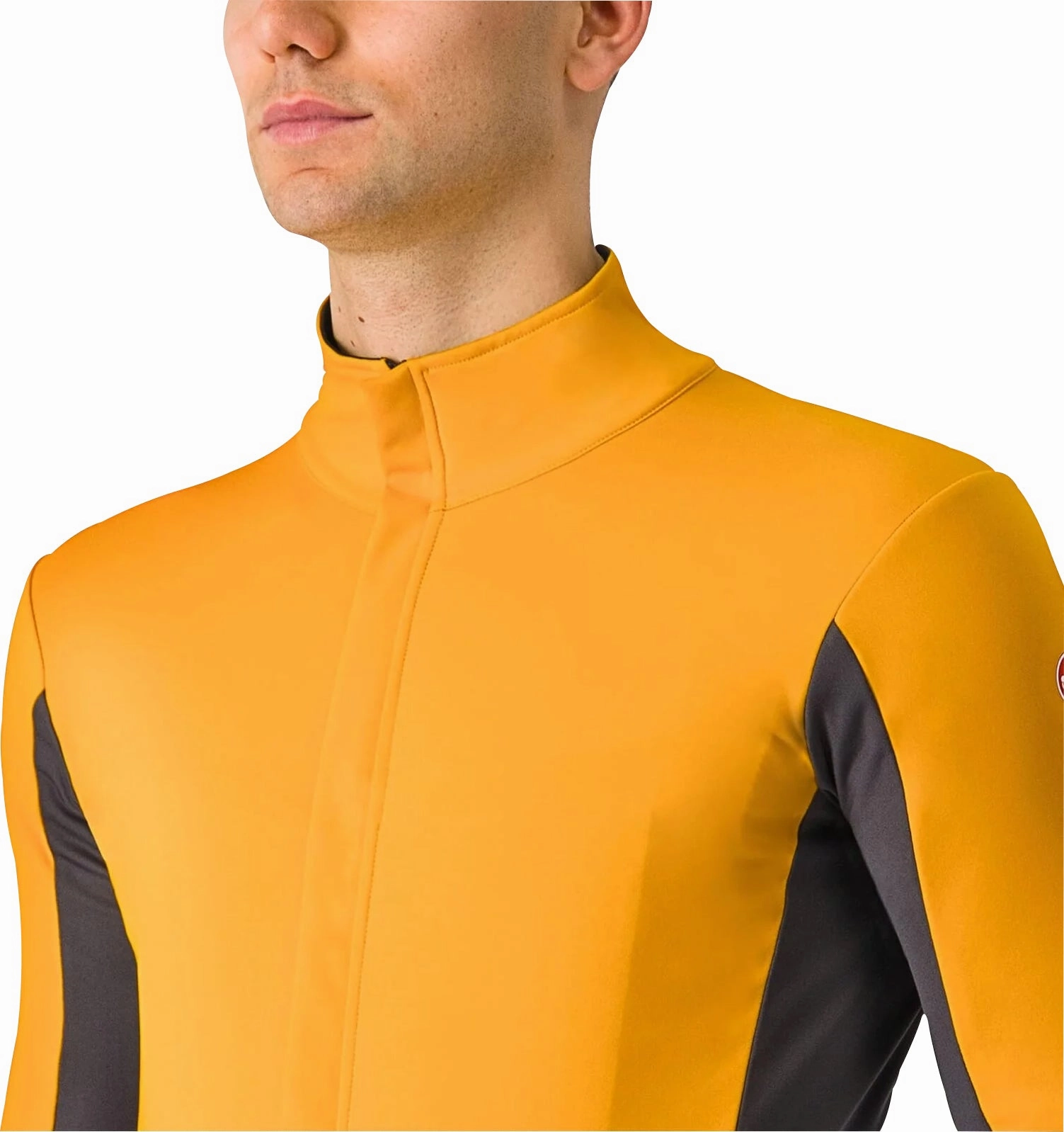 Castelli Perfetto Air Mens Cycling Jacket - Orange Smart Casual