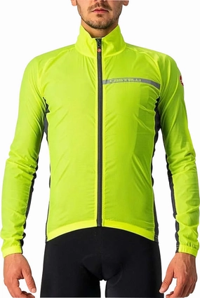 pilots Castelli Squadra Stretch Mens Cycling Jacket - Green