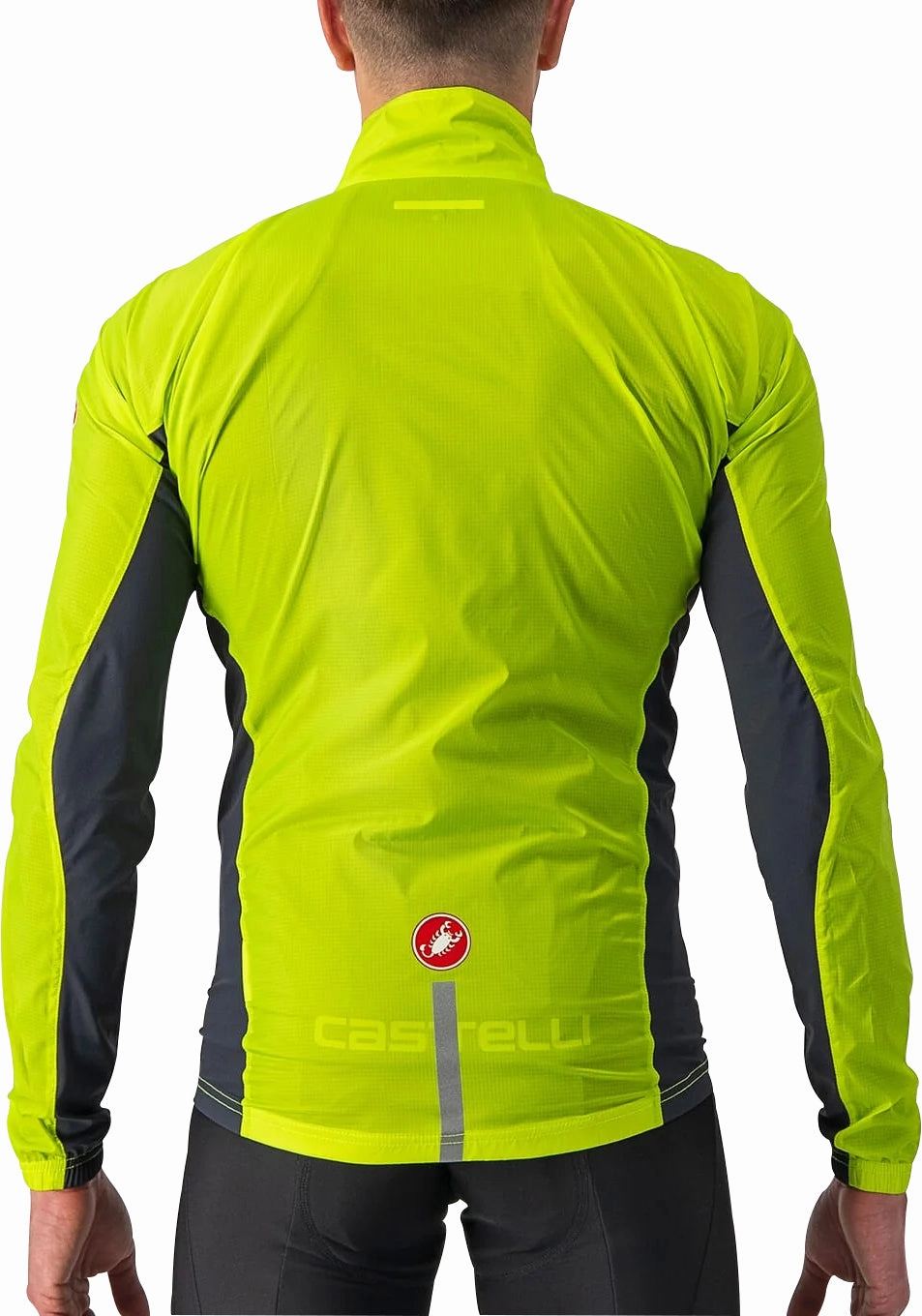 Castelli Squadra Stretch Mens Cycling Jacket - Green Breathable Comfort suitable for land sports