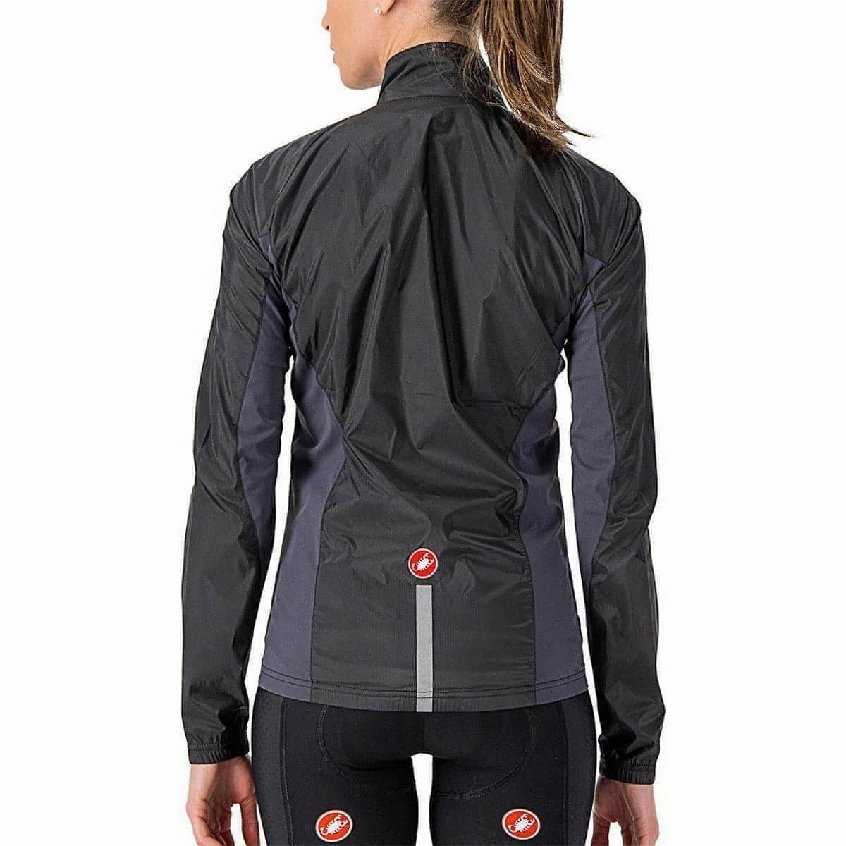 Castelli Squadra Stretch Womens Cycling Jacket - Black Ceremony Active Use