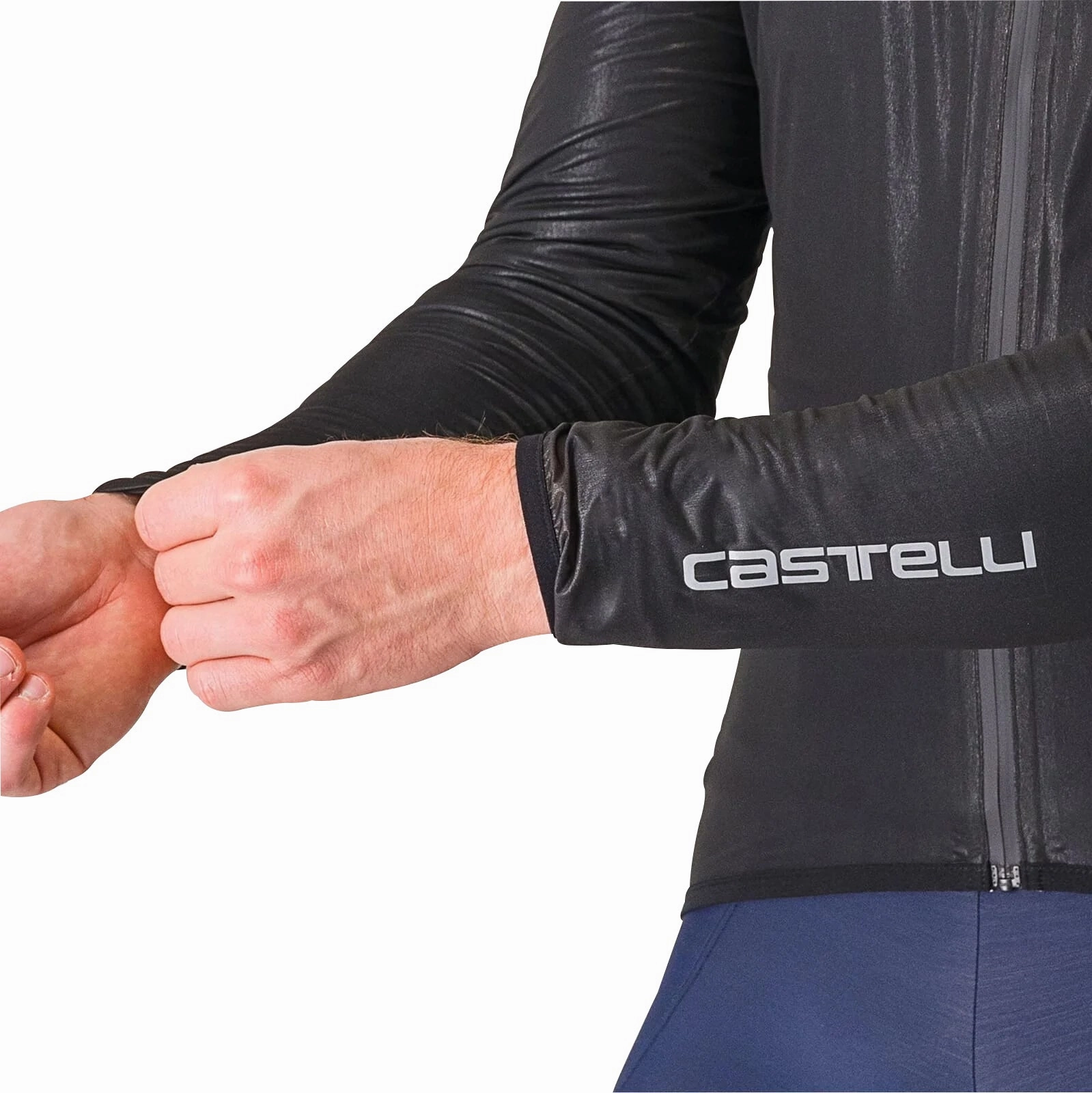 Castelli Squall Shell Mens Cycling Jacket - Black Training Apparel Multi Directional Flex