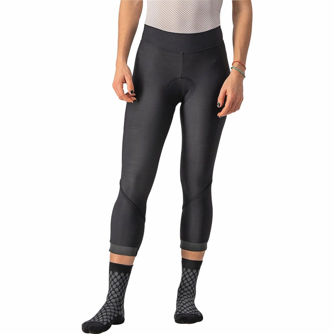 DurableBartack Castelli Velocissima Thermal Womens Long Cycling Tights - Black
