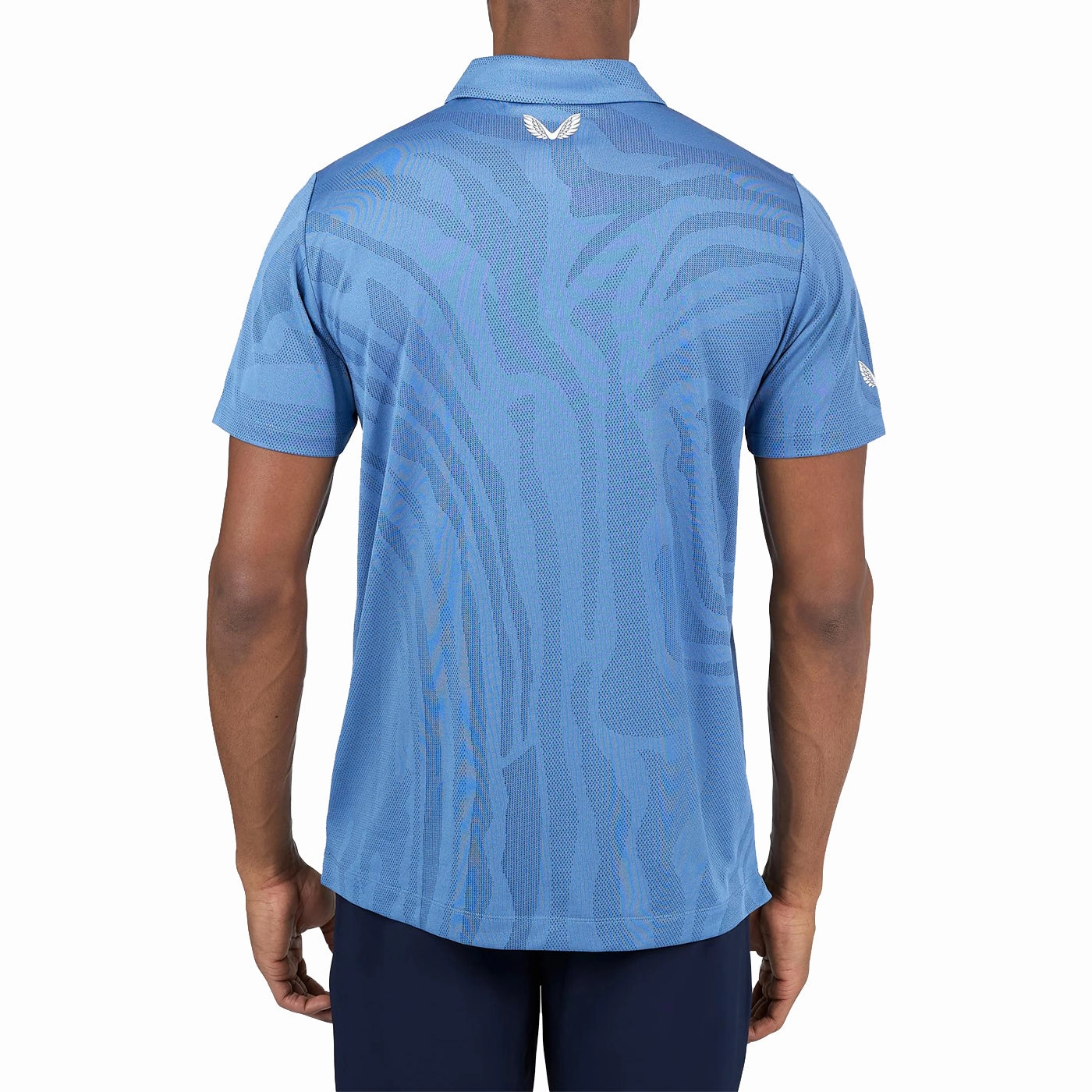 Castore Engineered Knit Golf Polo Shirt - Horizon Classic Collar Breathable Cotton