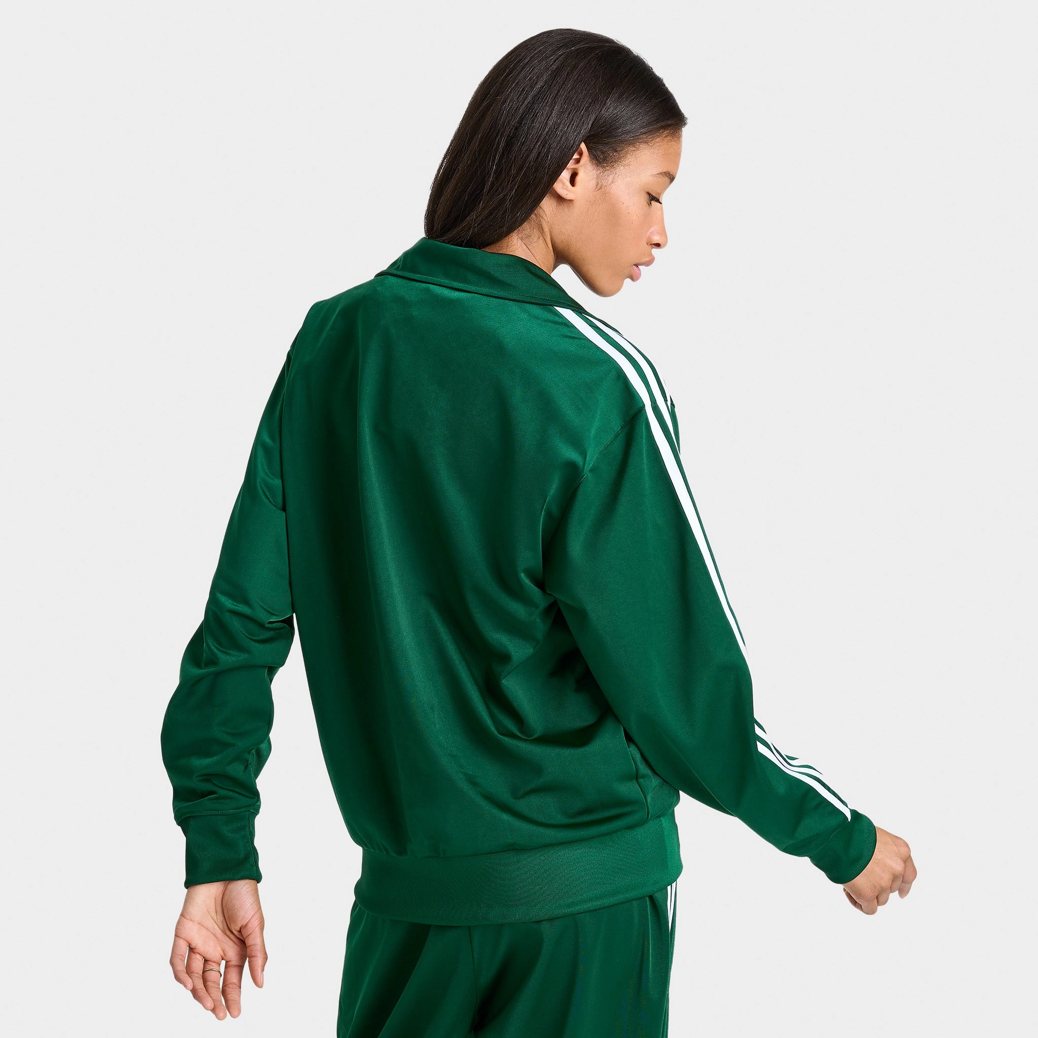 adidas Originals Women's Adicolor Firebird Track Jacket / Collegiate Green Quick Dry Coating