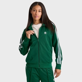 Convertible Features adidas Originals Women's Adicolor Firebird Track Jacket / Collegiate Green