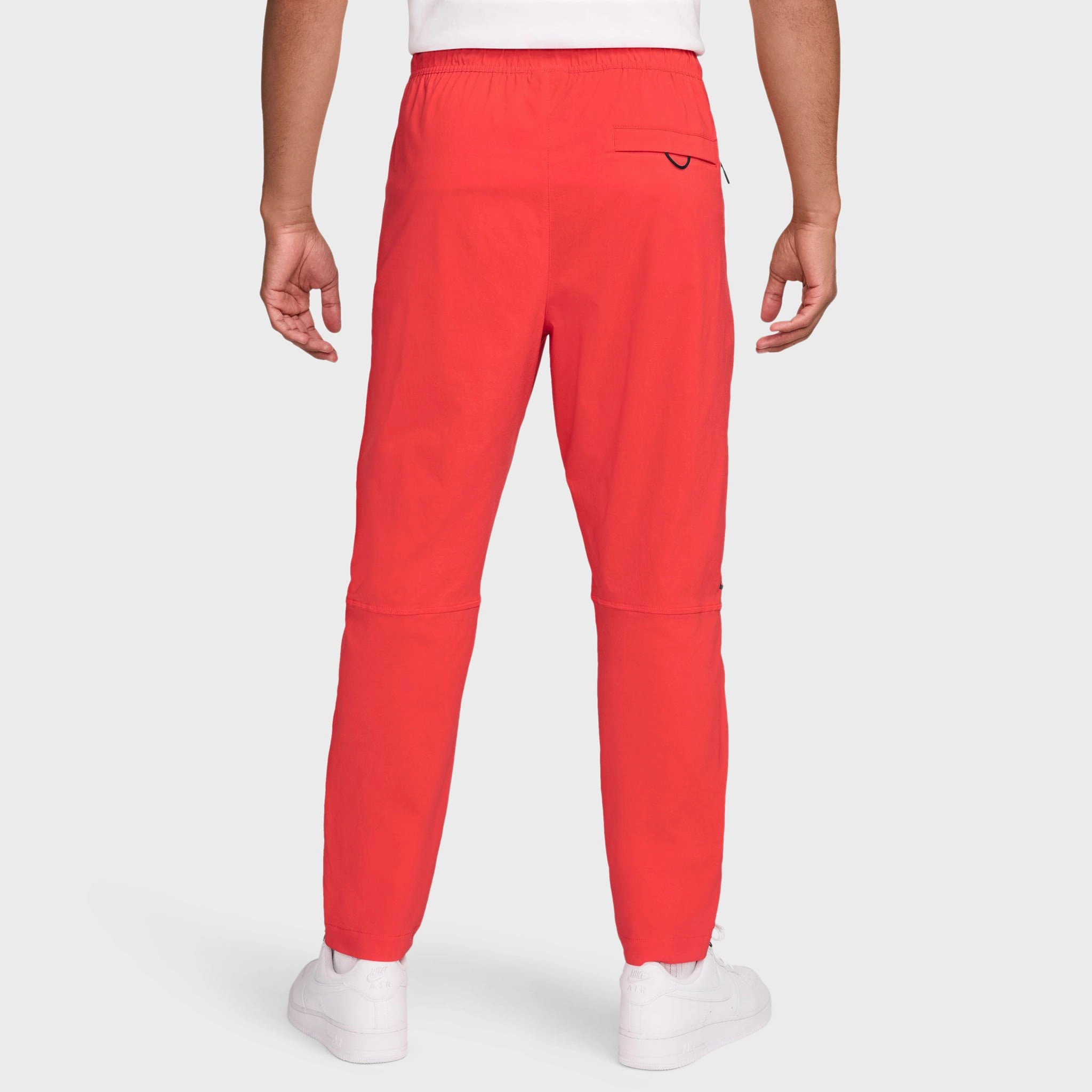 Nike Tech Woven Trousers Lt Crimson / Black No Irritation Seams Double Stitched Seams
