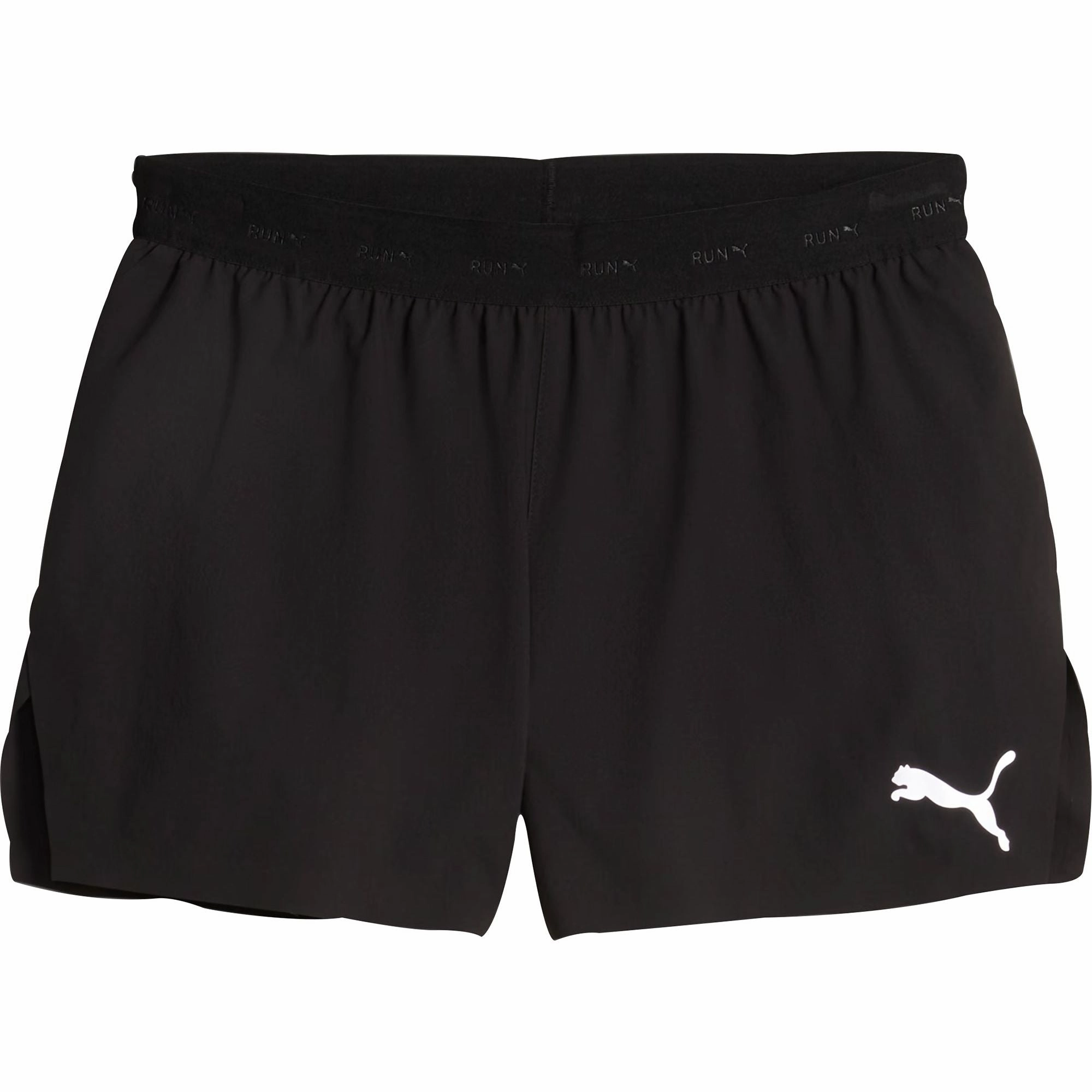 WrinkleFreeFabric Puma Ultraweave 3 Inch Mens Running Shorts - Black