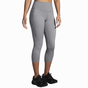 Brooks Spark Capri Tight Anti Pilling Textile
