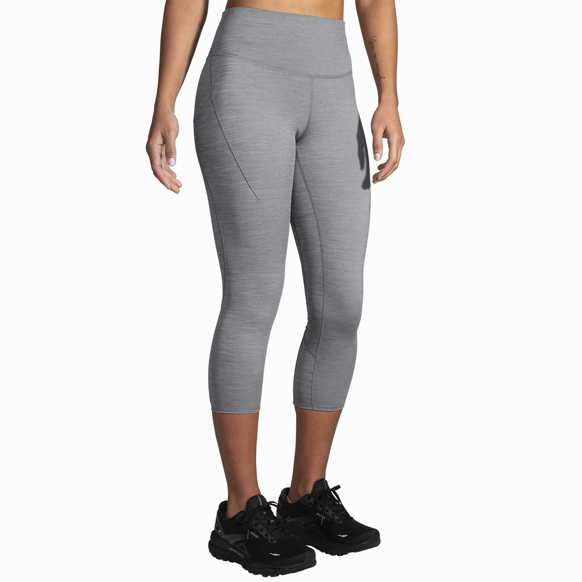 Brooks Spark Capri Tight Anti Pilling Textile