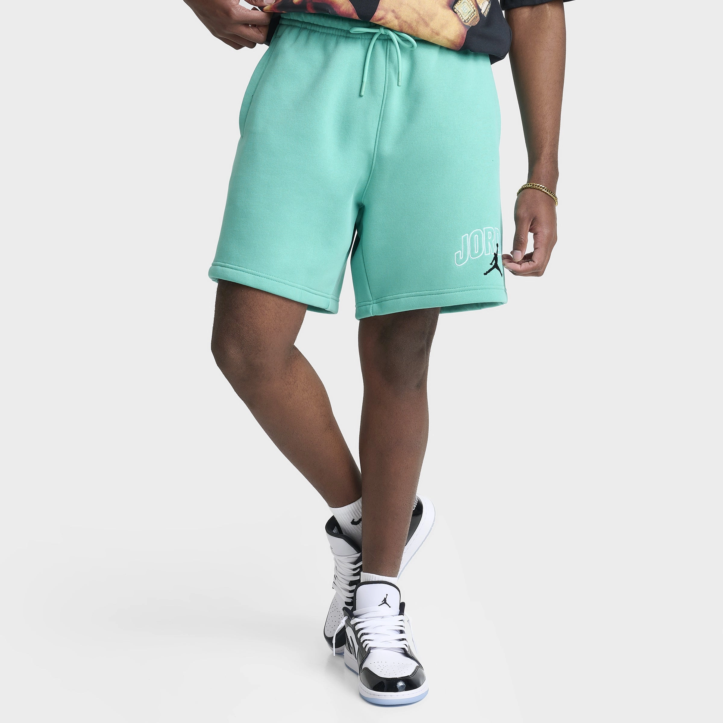 Cold Weather Gear Weekend Ready Jordan Brooklyn Graphic Short Washed Teal / Black