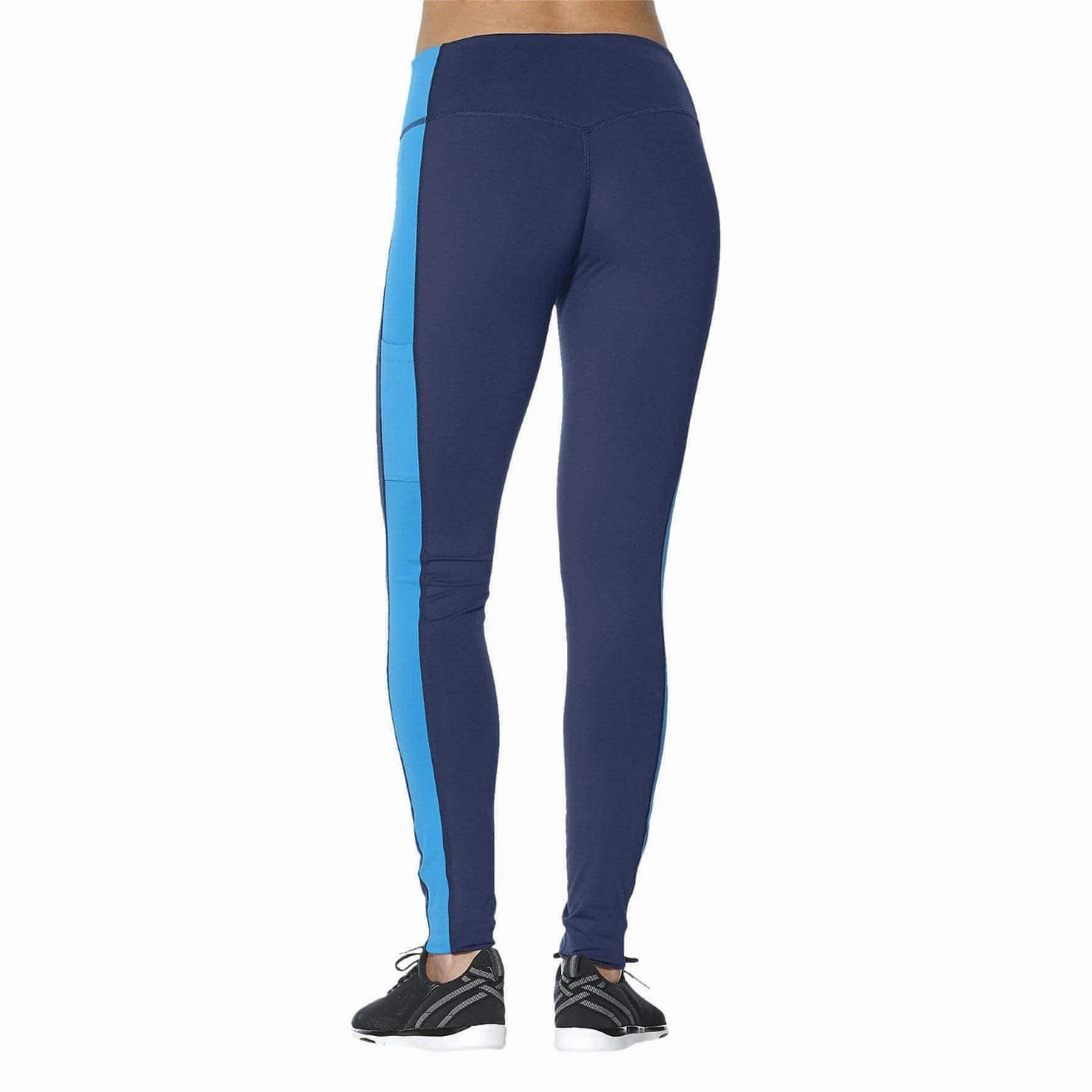 Sleep environment adults' Asics Colour Block Womens 7/8 Running Tights - Blue