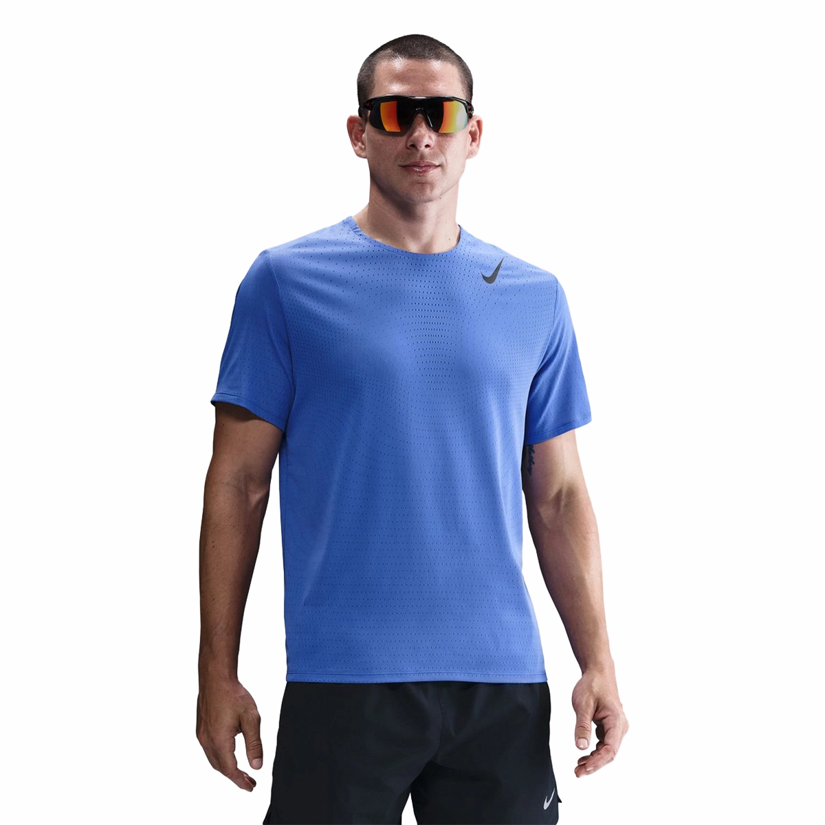 Nike Dri-FIT ADV Short-Sleeve Running Top Wrinkle Resistant Quick Dry Tech